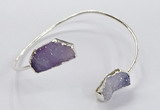 CGB949 13*18mm - 15*20mm freeform druzy agate bangles wholesale