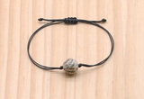 CGB9938 Fashion 12mm feldspar gemstone adjustable bracelet jewelry