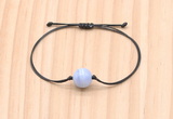 CGB9950 Fashion 12mm blue lace agate adjustable bracelet jewelry