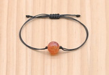 CGB9963 Fashion 12mm fire agate adjustable bracelet jewelry