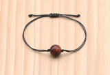 CGB9969 Fashion 12mm red tiger eye adjustable bracelet jewelry