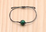 CGB9972 Fashion 12mm green tiger eye adjustable bracelet jewelry