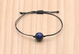 CGB9973 Fashion 12mm blue tiger eye adjustable bracelet jewelry