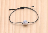 CGB9980 Fashion 12mm natural pink opal adjustable bracelet jewelry