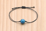 CGB9982 Fashion 12mm apatite gemstone adjustable bracelet jewelry