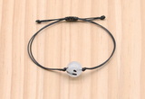 CGB9989 Fashion 12mm black rutilated quartz adjustable bracelet jewelry