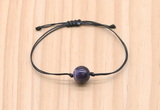 CGB9996 Fashion 12mm dogtooth amethyst adjustable bracelet jewelry