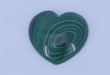 CGC34 5pcs 15*15mm heart natural malachite gemstone cabochons