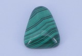 CGC40 20*25mm trapezoid natural malachite gemstone cabochons