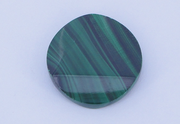 CGC41 25mm faceted coin natural malachite gemstone cabochons