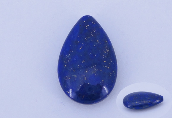 CGC46 14*22mm flat teardrop natural lapis lazuli gemstone cabochons