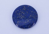 CGC50 6*28mm flat round natural lapis lazuli gemstone cabochons