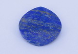 CGC51 6*28mm faceted coin natural lapis lazuli gemstone cabochons