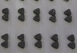 CGC64 8*8mm triangle druzy quartz cabochons wholesale