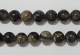 CGE103 15.5 inches 10mm round glaucophane gemstone beads