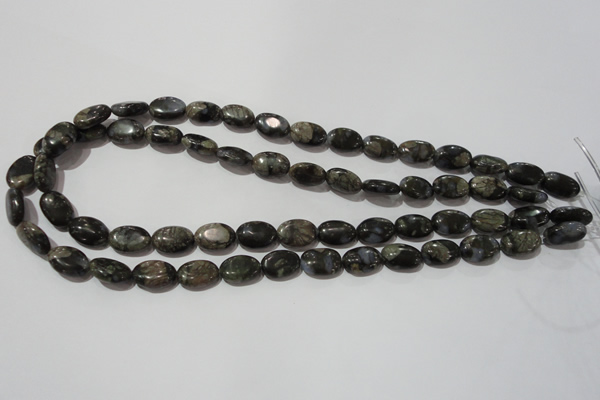 CGE131 15.5 inches 10*14mm oval glaucophane gemstone beads