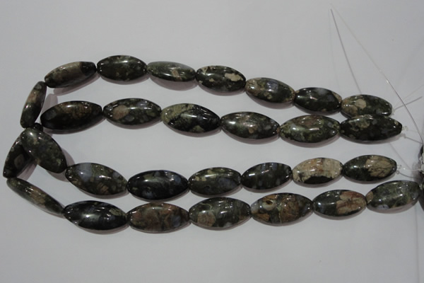 CGE148 15.5 inches 15*30mm marquise glaucophane gemstone beads