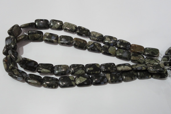 CGE160 15.5 inches 13*18mm rectangle glaucophane gemstone beads