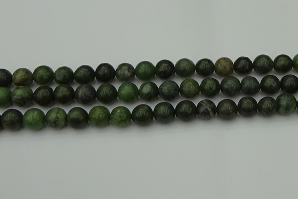 CGJ403 15.5 inches 10mm round green jade beads wholesale