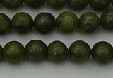 CGJ451 15.5 inches 6mm round green jasper beads wholesale