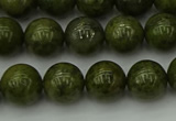 CGJ453 15.5 inches 10mm round green jasper beads wholesale