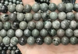 CGJ514 15.5 inches 12mm round green forst jasper beads wholesale