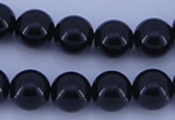 CGL904 10PCS 16 inches 8mm round heated glass pearl beads wholesale