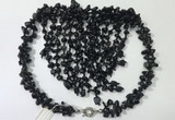 CGN833 20 inches stylish black agate gemstone statement necklaces