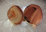 CGP2012 30*50mm - 50*80mm freeform agate slab pendants wholesale