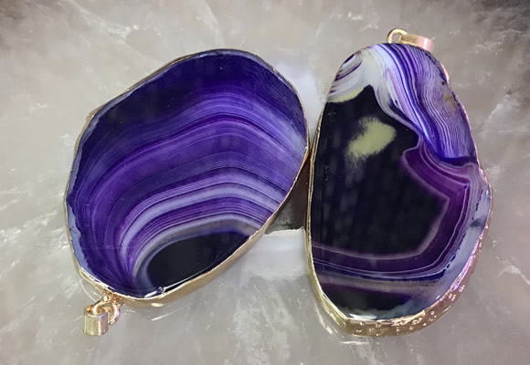 CGP2013 30*50mm - 50*80mm freeform agate slab pendants wholesale