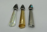 CGP253 15*65mm sticks crystal glass pendants wholesale