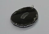 CGP3035 35*65mm - 45*60mm freeform agate gemstone pendants