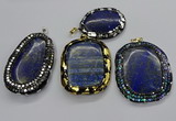 CGP3148 30*45mm - 45*65mm freeform lapis lazuli pendants