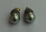 CGP325 15*25mm - 15*30mm teardrop pearl shell pendants wholesale