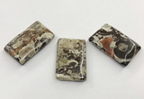 CGP3538 28*42mm - 32*48mm rectangle ocean agate slab pendants