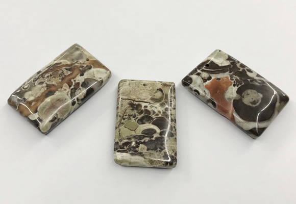 CGP3538 28*42mm - 32*48mm rectangle ocean agate slab pendants