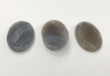 CGP3580 32*45mm faceted oval agate pendants wholesale