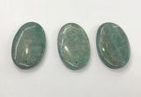 CGP3614 35*60mm oval amazonite gemstone pendants wholesale