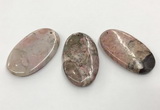 CGP3620 35*60mm oval rhodochrosite gemstone pendants