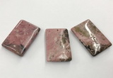 CGP3623 30*45mm - 32*48mm rectangle rhodochrosite gemstone pendants