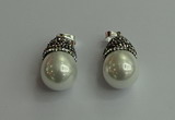 CGP455 15*25mm - 15*30mm teardrop pearl shell pendants wholesale