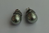 CGP460 15*25mm - 15*30mm teardrop pearl shell pendants wholesale