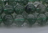 CGQ502 15.5 inches 8mm round imitation green phantom quartz beads