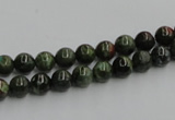 CGR01 16 inches 6mm round green rain forest stone beads wholesale