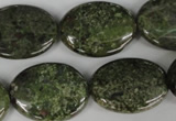 CGR28 15.5 inches 18*25mm oval green rain forest stone beads