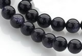 CGS01 15 inches 8mm round blue goldstone beads Wholesale