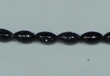 CGS120 15.5 inches 6*10mm rice blue goldstone beads wholesale