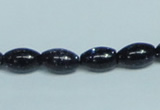 CGS121 15.5 inches 8*12mm rice blue goldstone beads wholesale