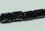 CGS127 15.5 inches 12*12mm square blue goldstone beads wholesale