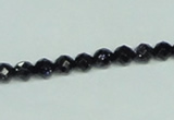 CGS138 15.5 inches 4mm faceted round blue goldstone beads wholesale